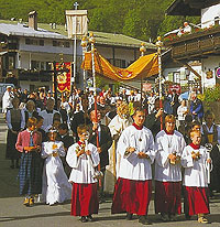 Fronleichnams-Gottesdienst mit anschließender Prozession