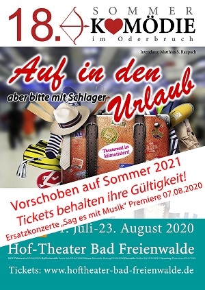 Sommerkomödie im Oderbruch 2020 abgesagt Sommerkomödie im Oderbruch 2020 abgesagt