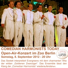 COMEDIAN HARMONISTS TODAY im Zoo Berlin