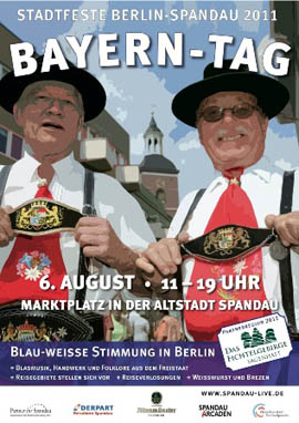 Bayern-Tag in Berlin-Spandau