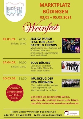Büdinger Weinfest 2021