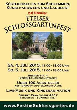 Etelser Schlossgartenfest 2022