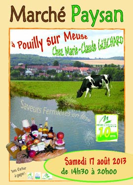 Marché Paysan à Pouilly sur Meuse