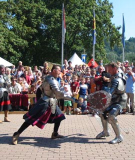 Ritter-Turnier auf Schloss Vitzenburg